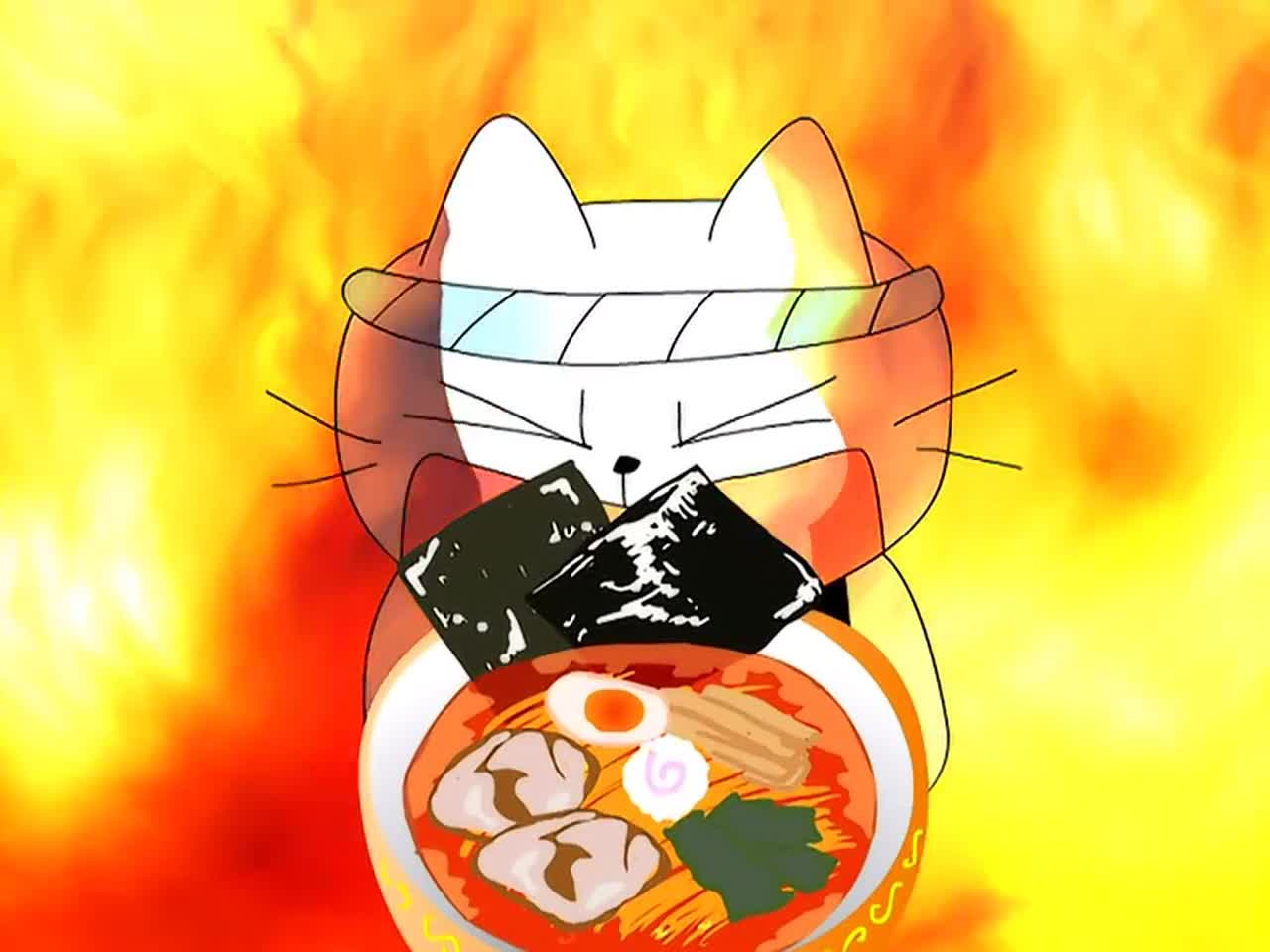 Постер аниме Кошачий рамэн