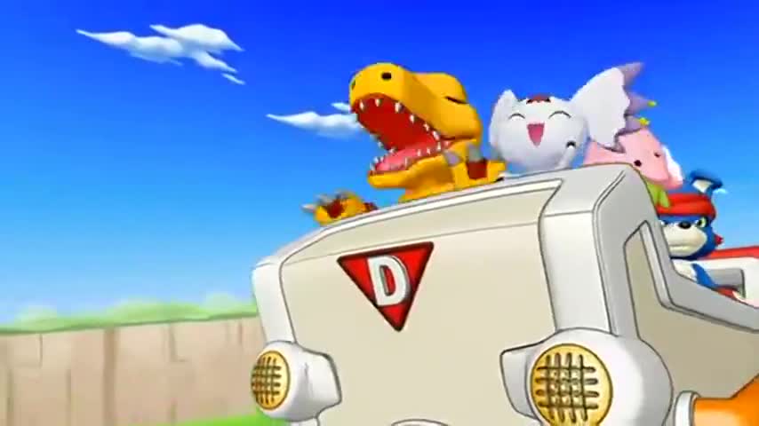Постер аниме Хранители Дигимонов 3D